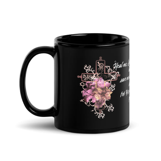 Jeremiah 17:14 Mug (Black)