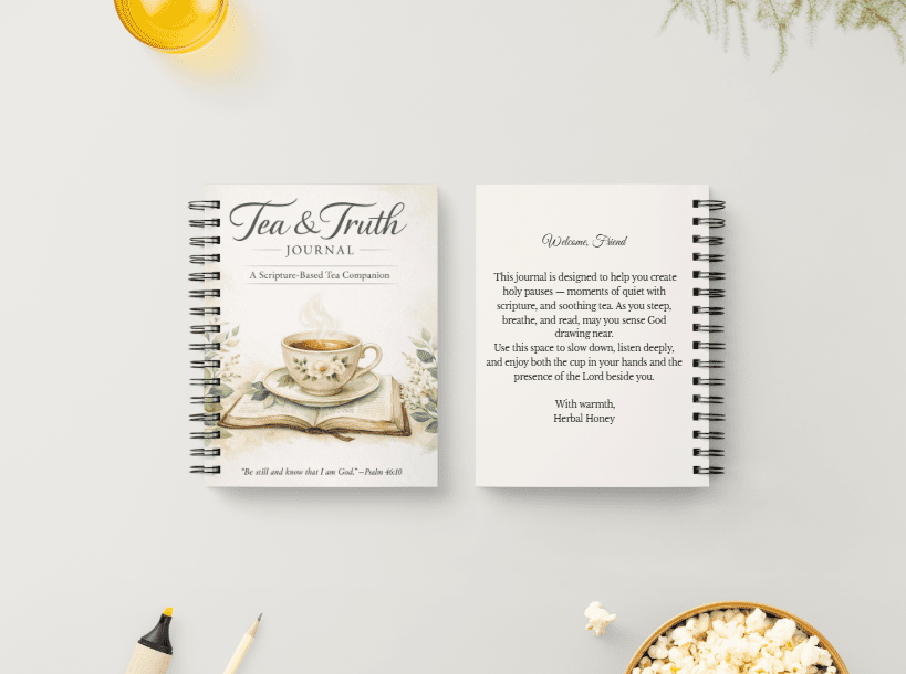 Sip, Slow Down, and Grow: Why You’ll Love the Tea & Truth 12-Month Devotional Journal - Herbal Honey