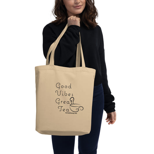 Good Vibes Great Tea™ Eco Tote Bag - Herbal Honey