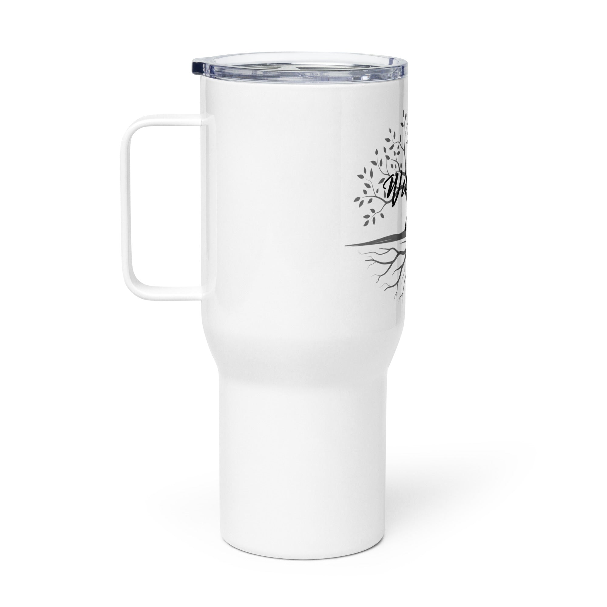 Wild N Tea Travel mug with a handle