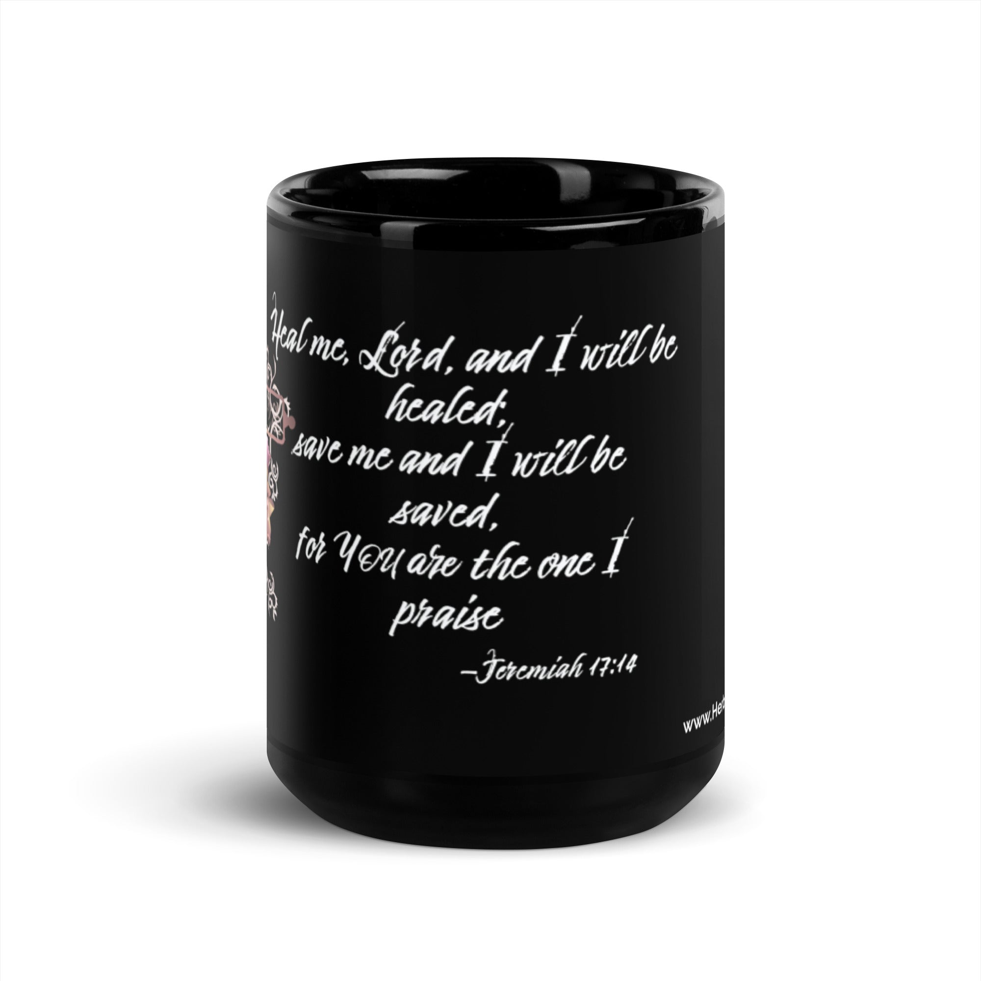 Jeremiah 17:14 Mug (Black)